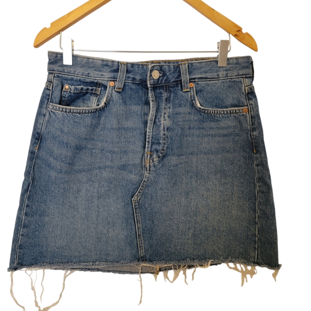 Unbranded Mini Skirt Jean distressed  size 10 euro 42